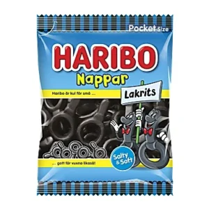 Haribo Nappar Lakrits 80g