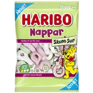 Haribo Nappar Skum-Sur 120g