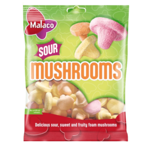 Malaco Mushrooms sour 100g