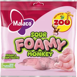 Malaco sour foamy monkey 115g