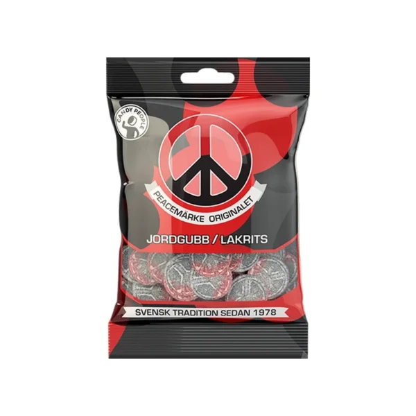 Peacemarke Originalet Jordgubb/Lakrits 80g