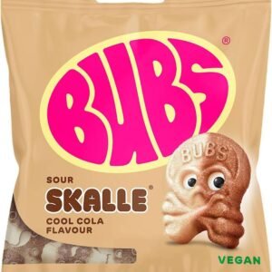 Bubs sour skalle cool cola flavor 155g