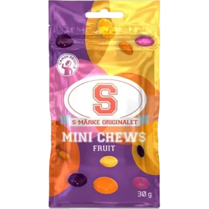 S mini chews fruit 30g
